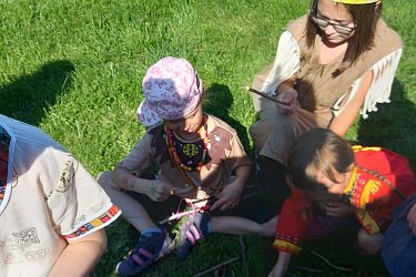 Indiánský den dětí na Bubla ranči