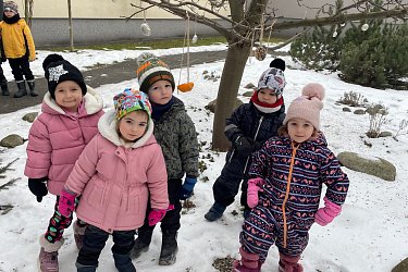 Ptáčci v&nbsp;zimě ( 1.třída Rybičky)